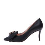 Scarpin-Gucci-Abelha-Couro-Preto