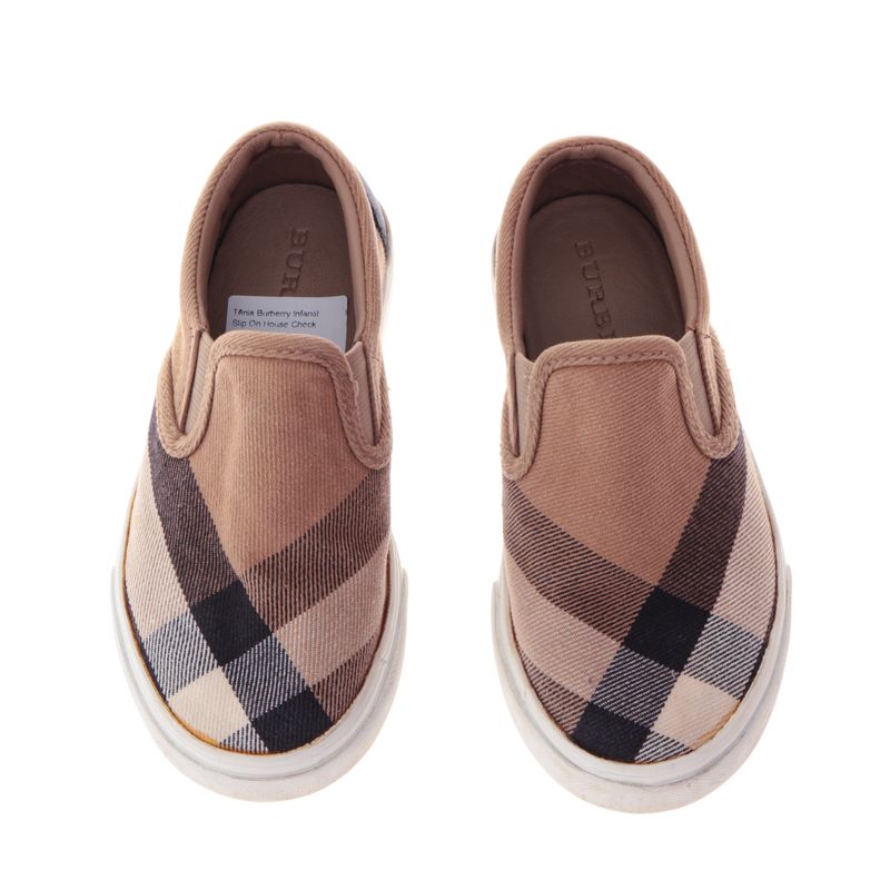 Tenis-Burberry-Infantil-Slip-On-House-Check