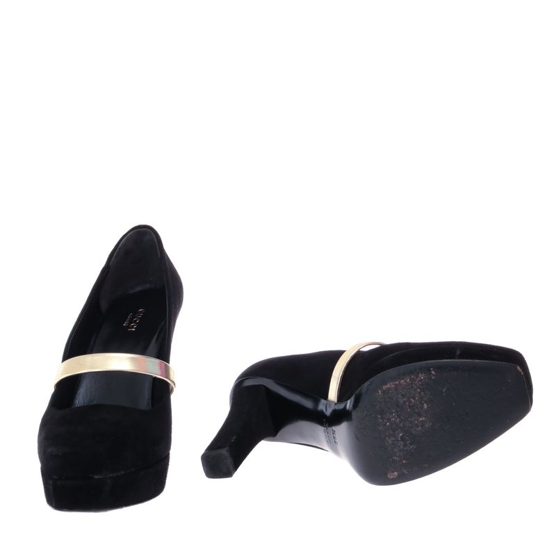 Sapato-de-Salto-Gucci-Camurca-Preto