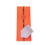 Gravata-Hermes-Rosa-Estampa-Azul