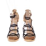 Sandalia-Jimmy-Choo-Preta-e-Dourada