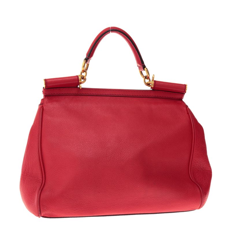 Bolsa-Dolce---Gabbana-Sicily-Grande-Vermelha