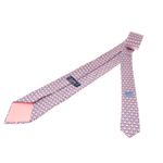 Gravata-Hermes-Rosa-Estampa-Azul