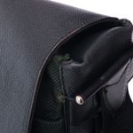 Pasta-Louis-Vuitton-Couro-Preto-e-Nylon-Verde