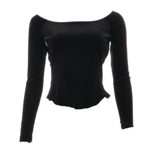 Blusa Emanuel Ungaro Veludo Preto