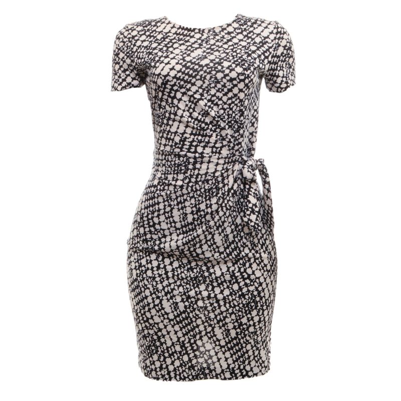 Vestido-Diane-Von-Furstenberg-Preto-e-Branco