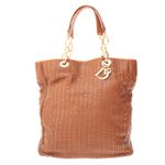 Bolsa-Christian-Dior-Lady-Dior-Soft-Woven-Tote-Caramelo-