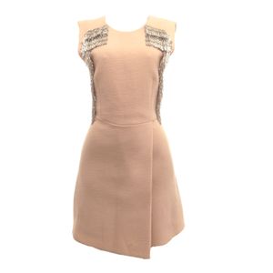 Vestido NK Rose Miçangas Prateadas