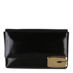 Clutch-Gucci-Vintage-Couro-Preto