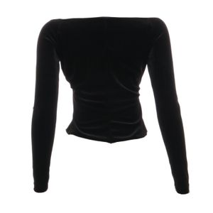 Blusa Emanuel Ungaro Veludo Preto