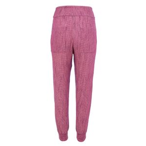 Calça Mixed Tecido Roxo e Rosa