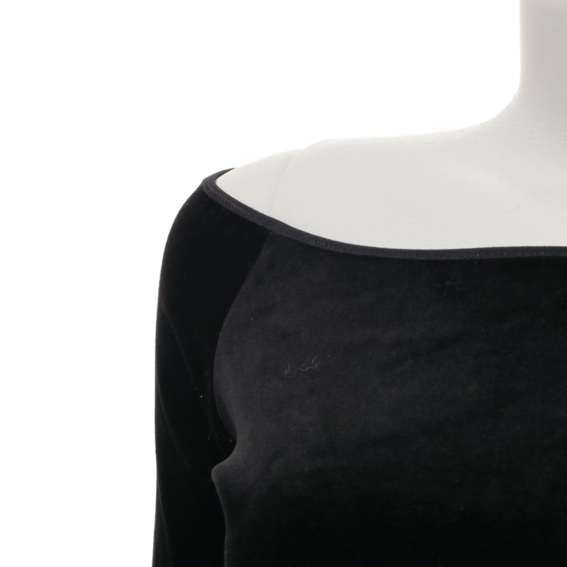 Blusa-Emanuel-Ungaro-Veludo-Preto