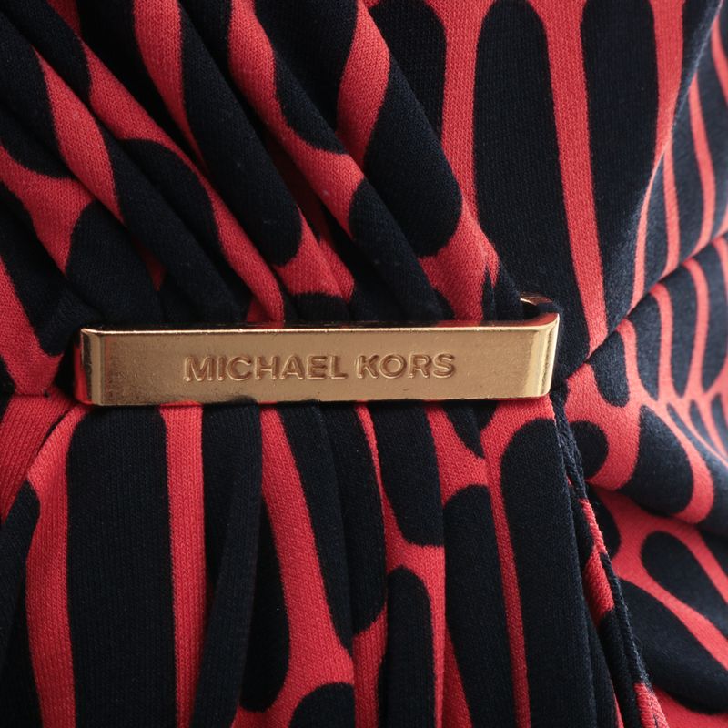Vestido-Michael-Kors-Laranja-e-Preto