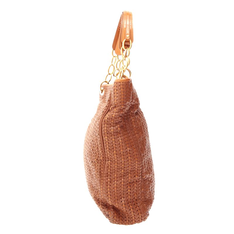 Bolsa-Christian-Dior-Lady-Dior-Soft-Woven-Tote-Caramelo-