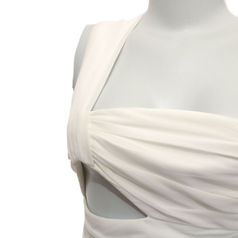 Vestido-Drapeado-Midi-Branco