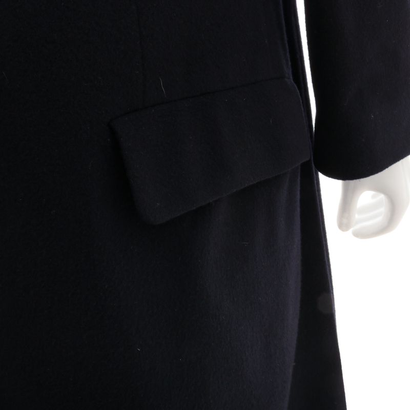 Sobretudo-Burberry-Vintage-Longo-Cashmere-Marinho