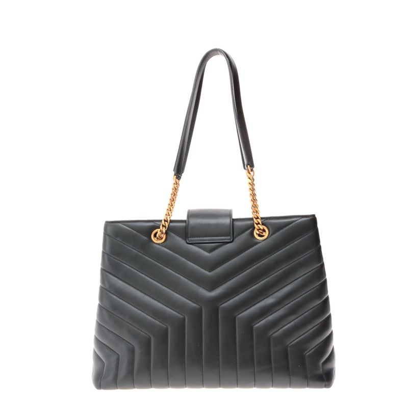 Bolsa-Saint-Laurent-Loulou-Shopping-Preta