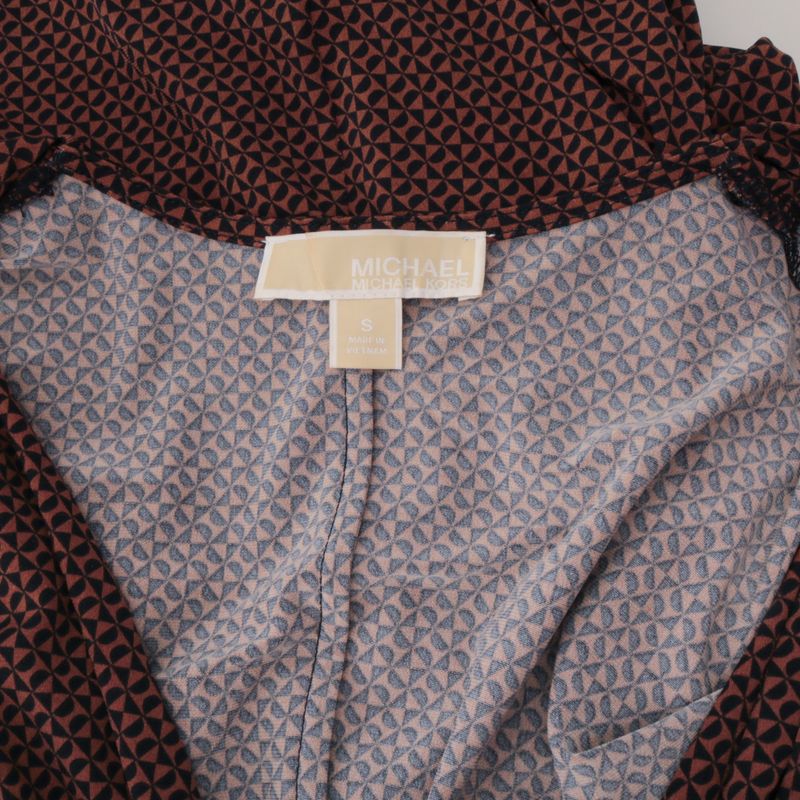 Vestido-Michael-Kors-Marrom-e-Preto