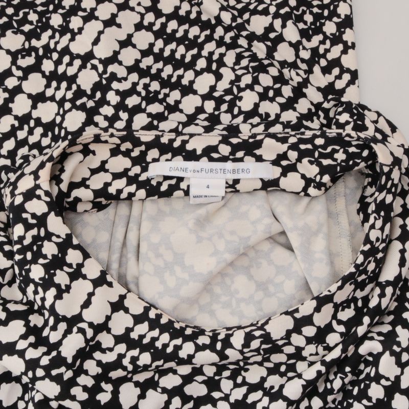 Vestido-Diane-Von-Furstenberg-Preto-e-Branco