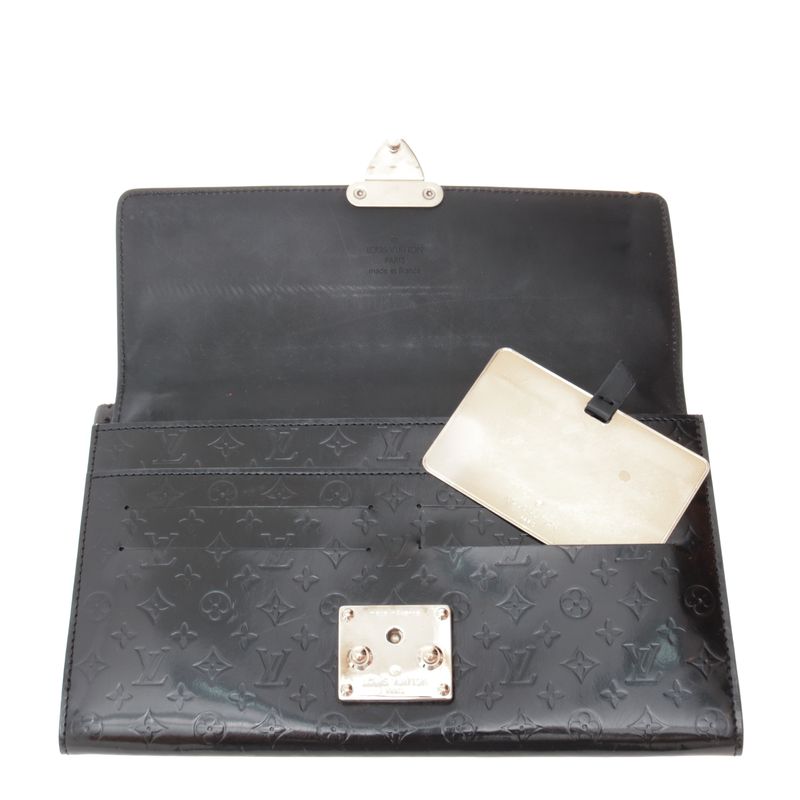 Clutch-Louis-Vuitton-Anouchka-Pochette-Monogram-Glace-Preto