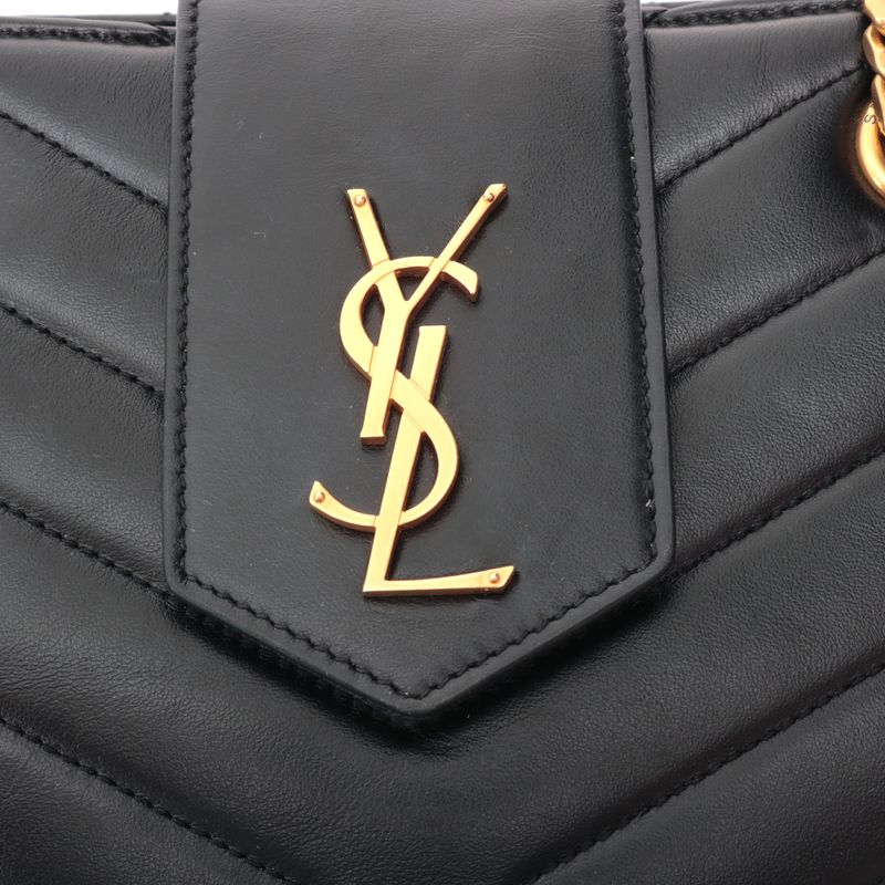 Bolsa-Saint-Laurent-Loulou-Shopping-Preta