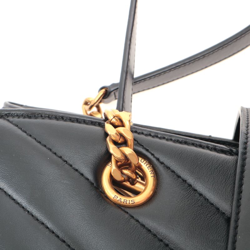 Bolsa-Saint-Laurent-Loulou-Shopping-Preta