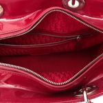 Bolsa-Christian-Dior-Large-Lady-Dior-Cannage-Verniz-Vermelho