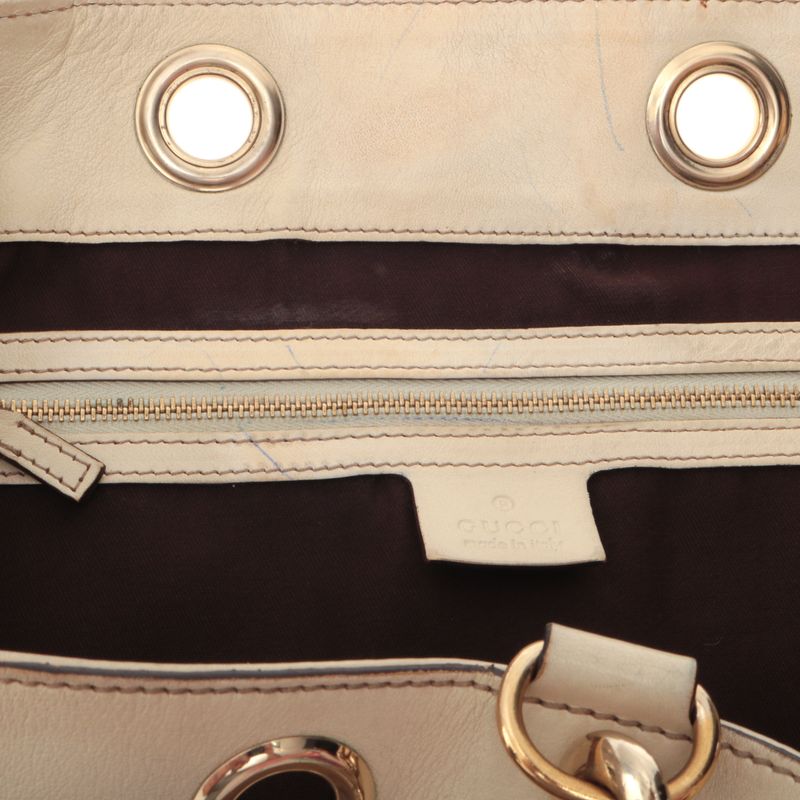 Bolsa-Gucci-Positano-GG-Canvas-Couro-Branco