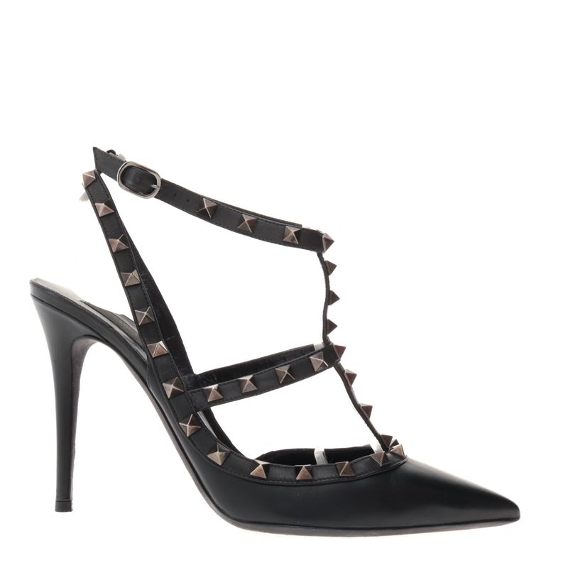 Scarpin-Valentino-Garavani-Rockstud-Preto