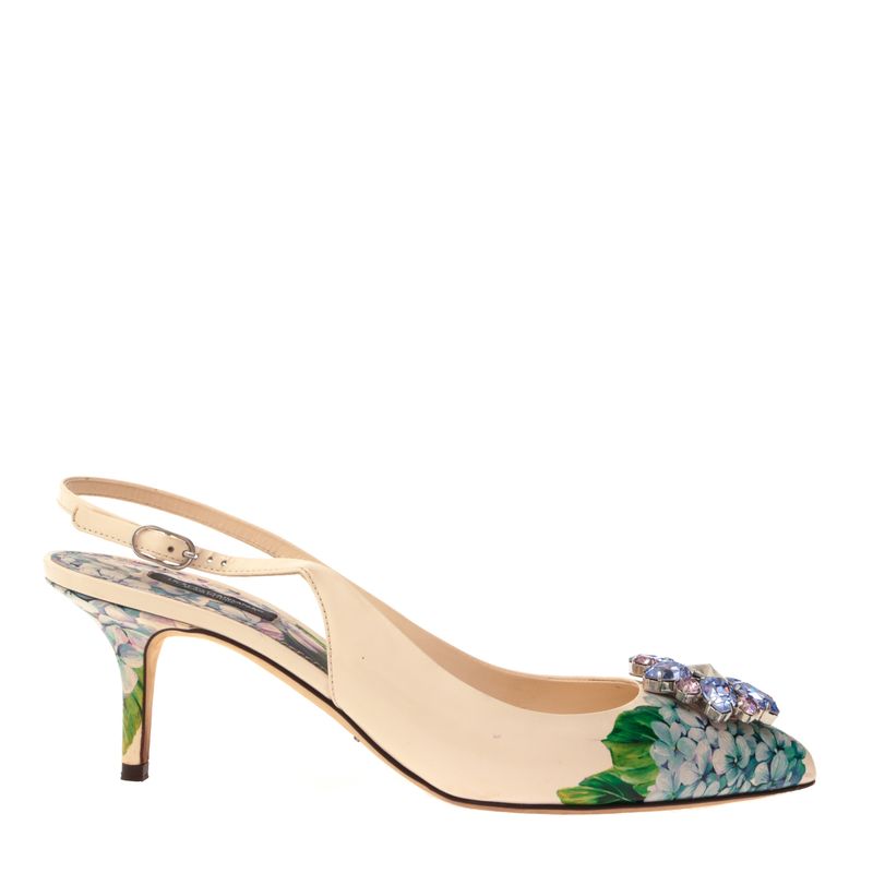 Slingback-Dolce-Gabbana-Hortensias-e-Cristais