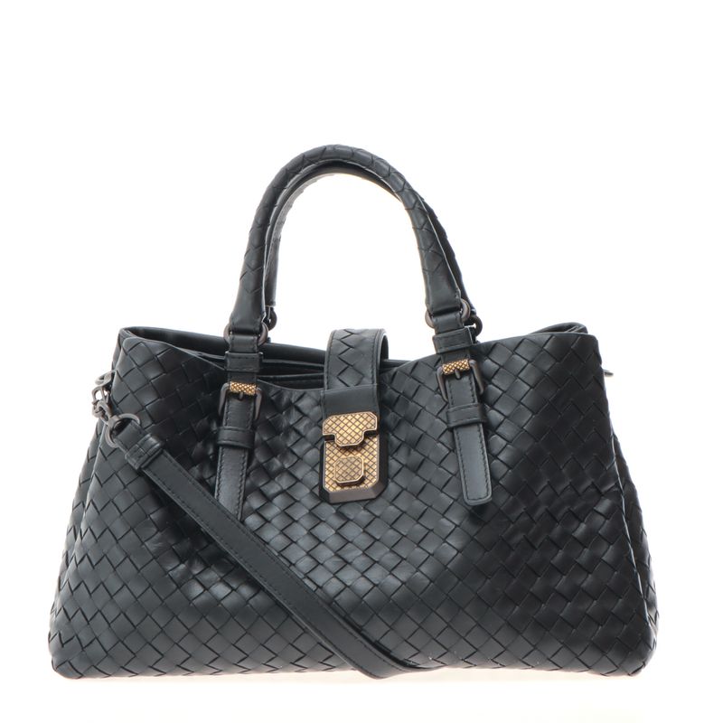 Bolsa-Bottega-Veneta-Roma-Preta