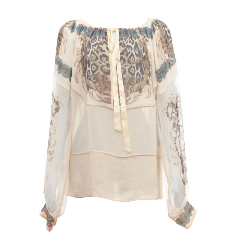 Bata-Just-Cavalli-Creme-Manga-Longa
