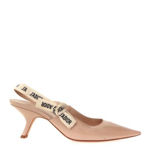 Slingback Christian Dior J'Adior Verniz Bege
