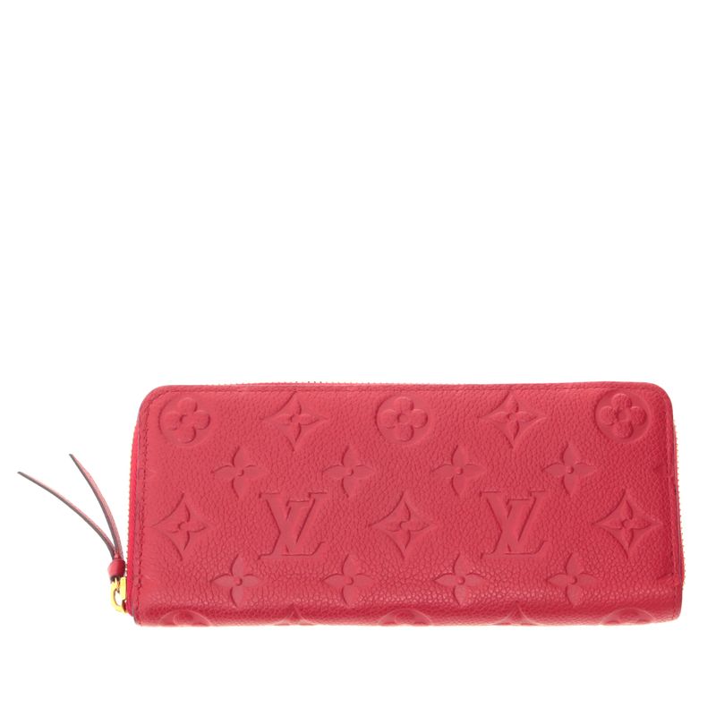 Carteira-Louis-Vuitton-Longa-Monogram-Vermelha