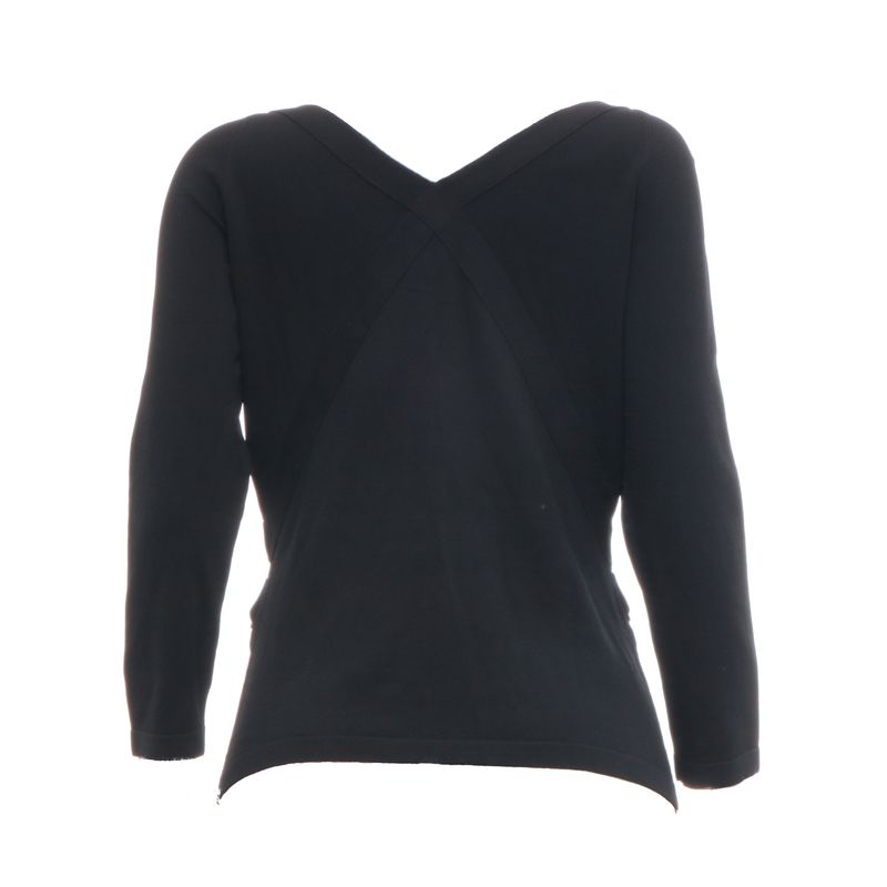 Blusa-Versace-Collection-Preta