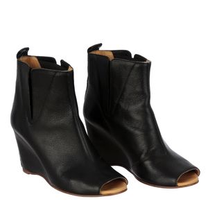 Ankle Boot Maison Margiela Couro Preto