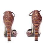 Sandalia-Gucci-Couro-Exotico-Marrom