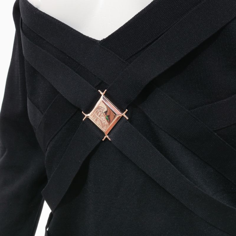 Blusa-Versace-Collection-Preta
