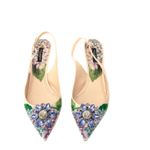 Slingback-Dolce-Gabbana-Hortensias-e-Cristais