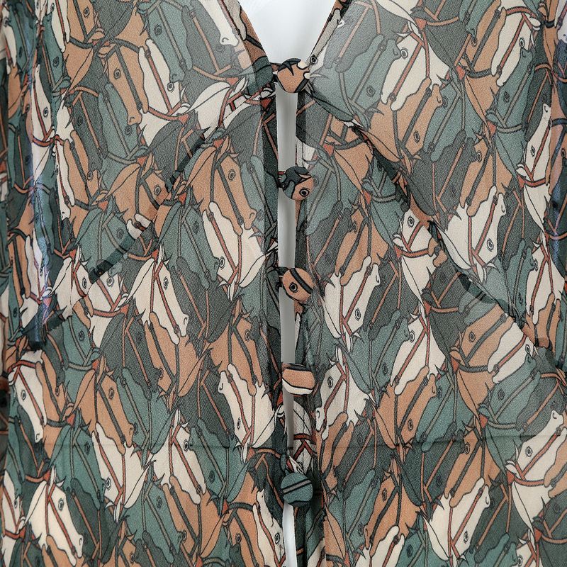 Chemise-Adriana-Degreas-Estampa-Cavalos