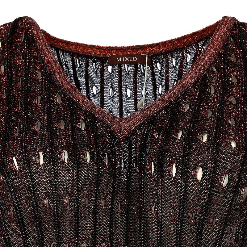 Vestido-Mixed-Trico-Metalizado