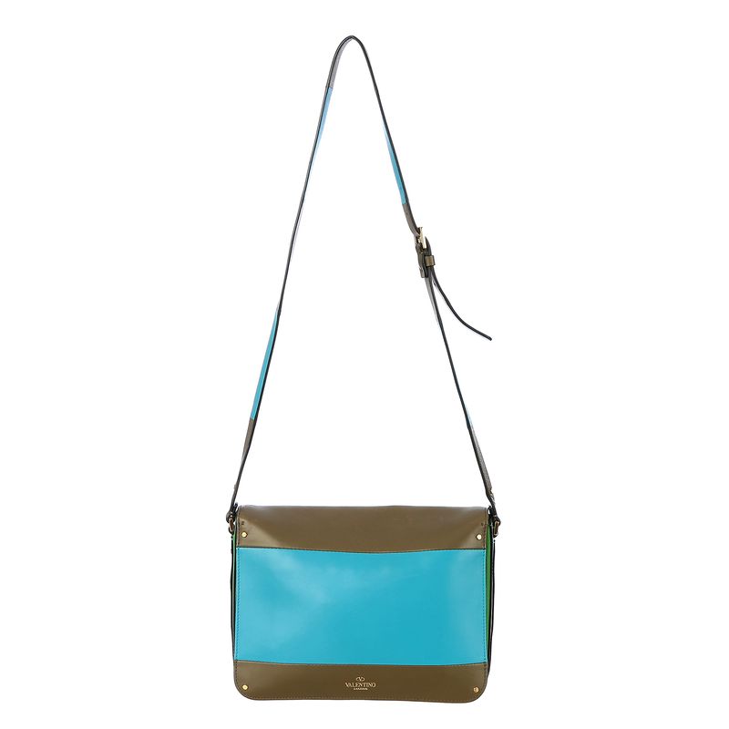 Bolsa-Valentino-Rivet-Transversal-Couro-Tricolor