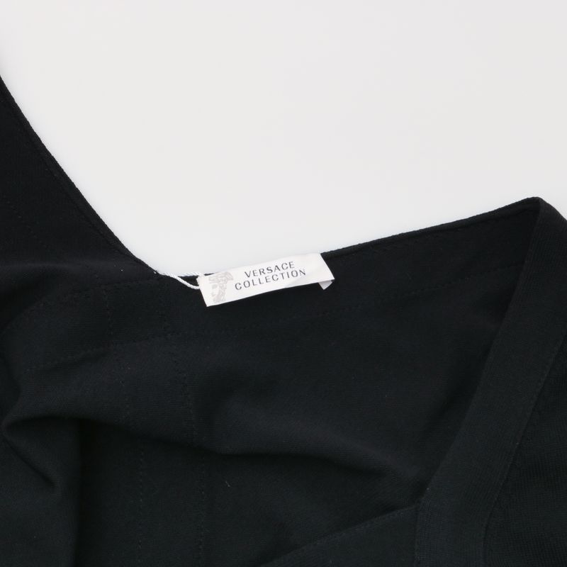 Blusa-Versace-Collection-Preta