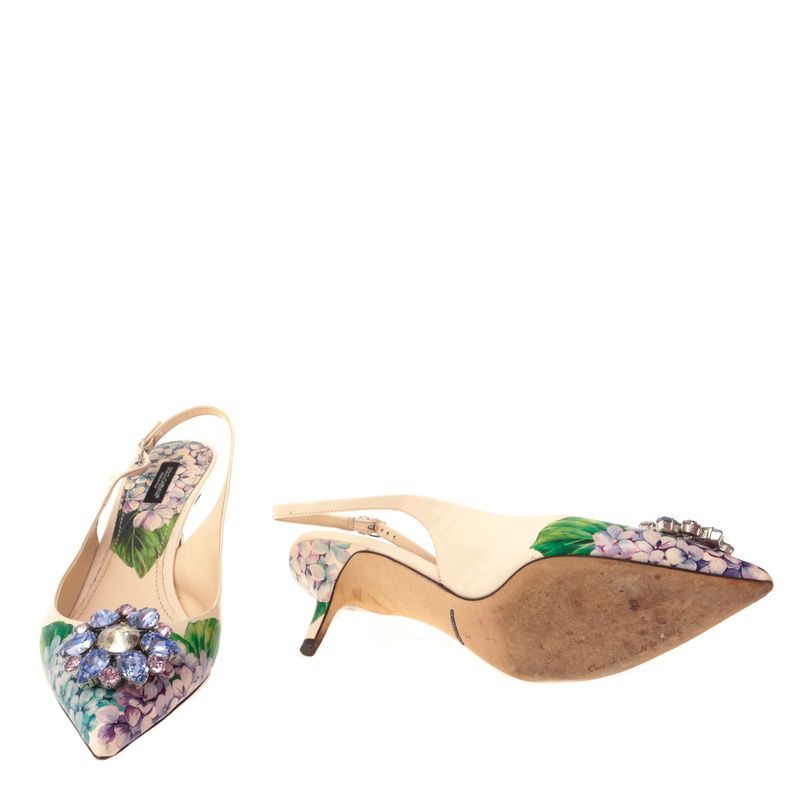 Slingback-Dolce-Gabbana-Hortensias-e-Cristais