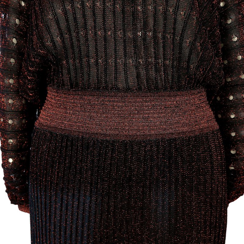 Vestido-Mixed-Trico-Metalizado