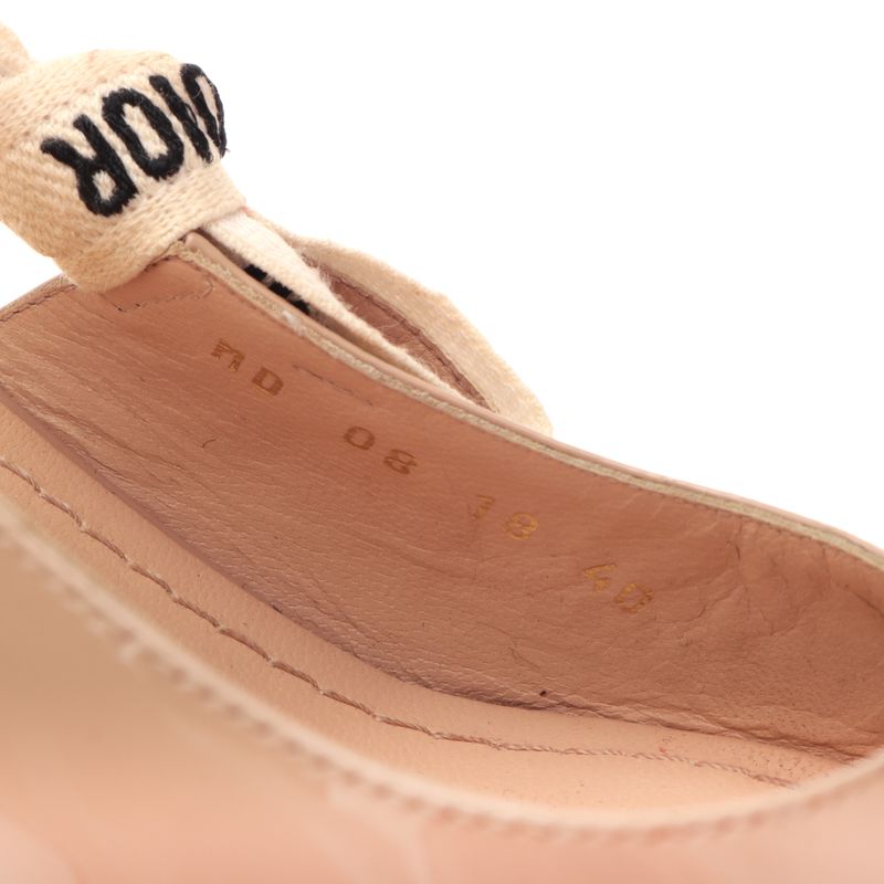 Slingback-Christian-Dior-J-Adior-Verniz-Bege