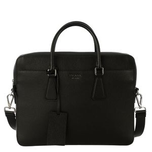 Pasta Prada Couro Saffiano Preto