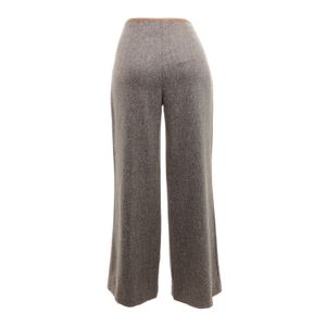 Calça Pantalona Escada Lã Mescla