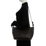 Bolsa-Celine-Couro-Preto-e-Metal-Prateado