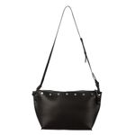 Bolsa-Celine-Couro-Preto-e-Metal-Prateado